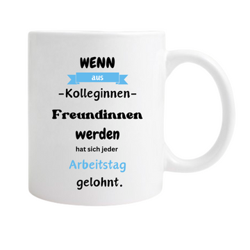 Keramiktasse/Weiß "Mama wir haben versucht das beste Geschenk für dich zu finden, aber du hast ja bereits uns"